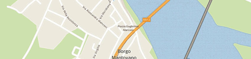 Mappa della impresa associazione canottieri revere a REVERE