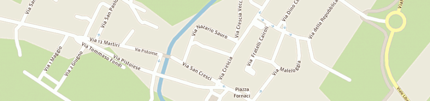 Mappa della impresa cerrato luigi a CAMPI BISENZIO