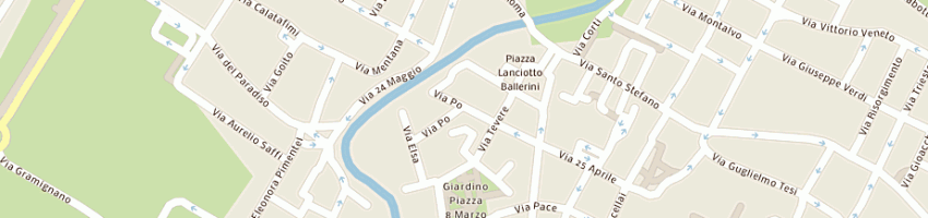 Mappa della impresa lavasecco gabriella di mus a CAMPI BISENZIO