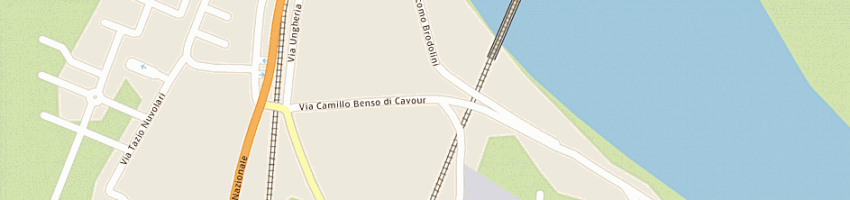 Mappa della impresa mangimi rossana srl a REVERE