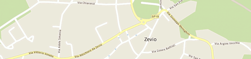 Mappa della impresa municipio a ZEVIO