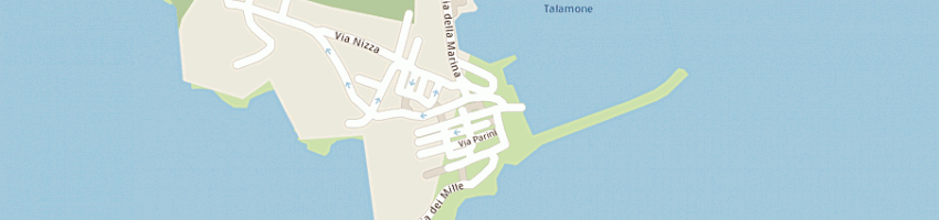Mappa della impresa vitali maurizio pizzeria little america a ORBETELLO