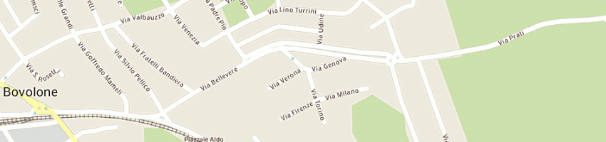 Mappa della impresa panificio ori giuseppe gaetano e c snc a BOVOLONE