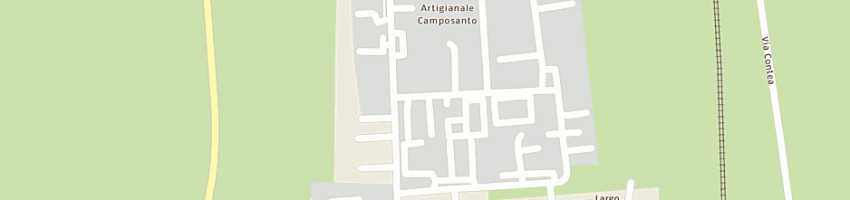 Mappa della impresa carrozzeria nuova gm srl a CAMPOSANTO