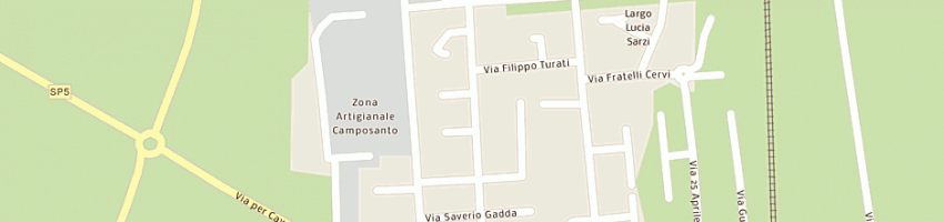 Mappa della impresa gallerani giuseppe a CAMPOSANTO