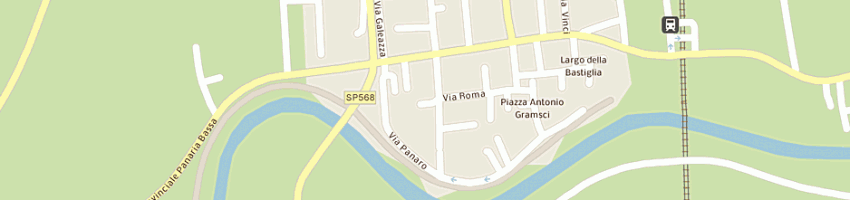 Mappa della impresa palestra comunale a CAMPOSANTO
