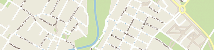 Mappa della impresa alderotti andrea a CAMPI BISENZIO