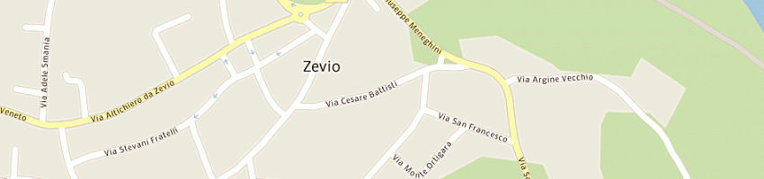 Mappa della impresa autofficina conti (snc) a ZEVIO