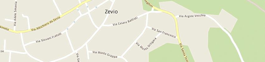 Mappa della impresa mapa (snc) a ZEVIO