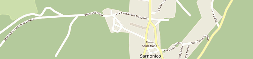 Mappa della impresa ufficio turistico a SARNONICO