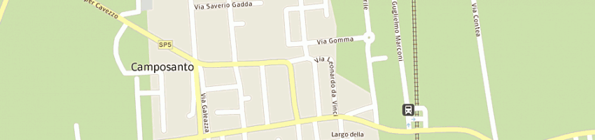 Mappa della impresa bergamini enrico a CAMPOSANTO