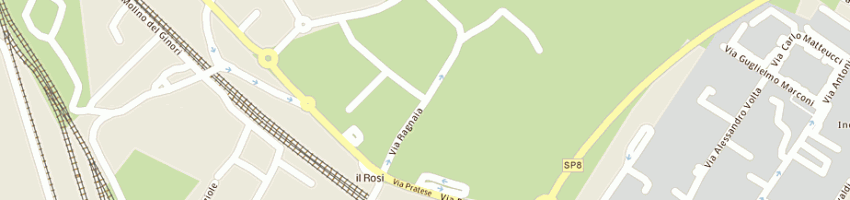 Mappa della impresa il portico di forestieri luigi e remo snc a PRATO
