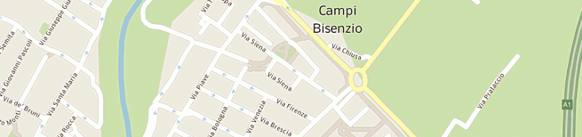 Mappa della impresa bar siena di monni maila a CAMPI BISENZIO