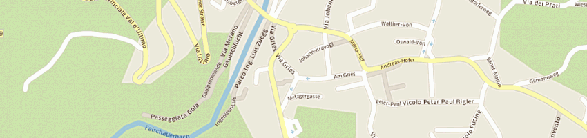 Mappa della impresa platzer gebhard a LANA