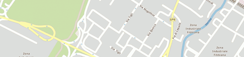 Mappa della impresa address a CAMPI BISENZIO