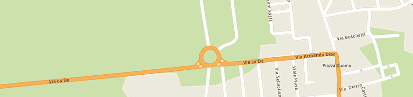 Mappa della impresa manara renato e c snc a SANGUINETTO