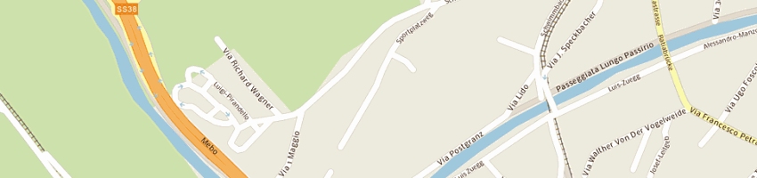 Mappa della impresa swing a MERANO