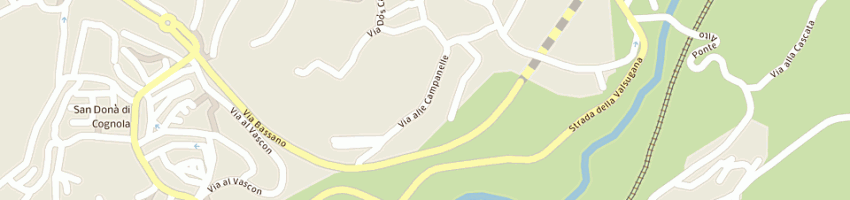 Mappa della impresa anffas a TRENTO