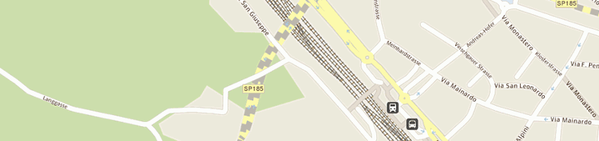 Mappa della impresa cimitero militare germanico a MERANO