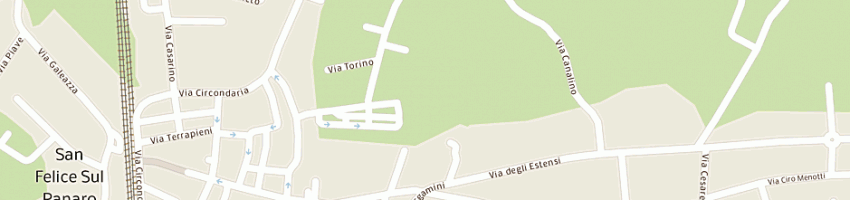 Mappa della impresa autoscuola la rocca (snc) a SAN FELICE SUL PANARO