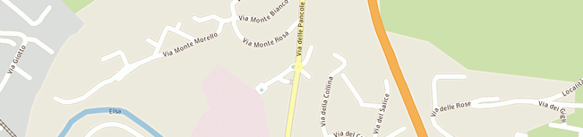 Mappa della impresa tennis club a POGGIBONSI