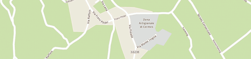 Mappa della impresa unitservice di terzer karl e c snc a CERMES