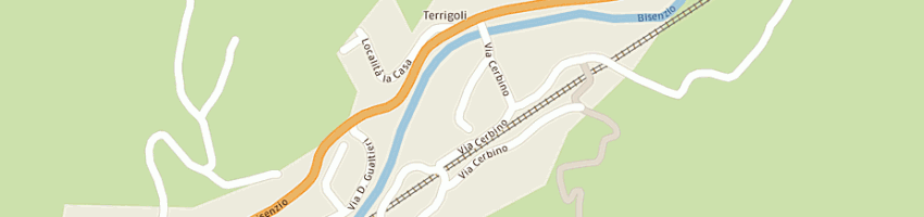 Mappa della impresa sase srl a VERNIO