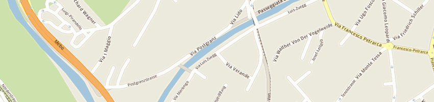 Mappa della impresa favalli r (sas) a MERANO