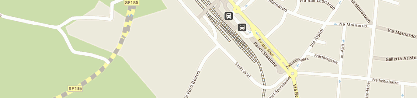 Mappa della impresa b e b bergo snc a MERANO