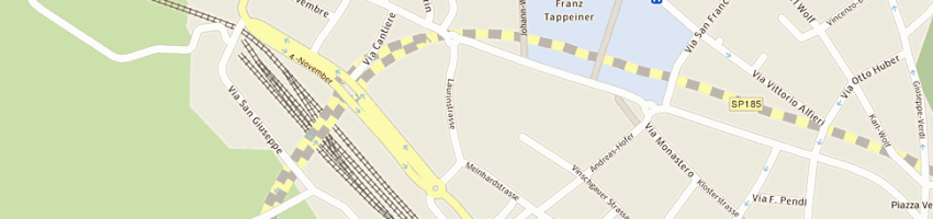 Mappa della impresa pizza pomodoro sas a MERANO