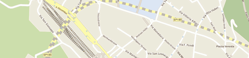 Mappa della impresa zampedri bruno a MERANO