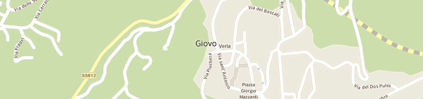 Mappa della impresa farmacia degasperi enrico a GIOVO
