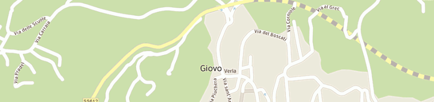 Mappa della impresa sartori donato a GIOVO
