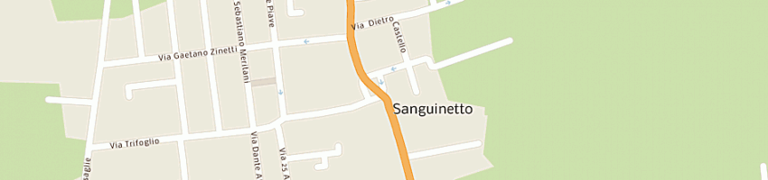 Mappa della impresa banca agricola mantovana a SANGUINETTO