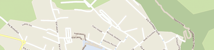 Mappa della impresa corona carlo a MERANO