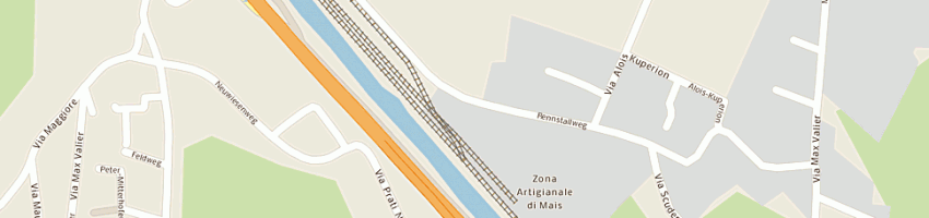 Mappa della impresa unitech srl a MERANO