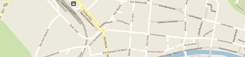 Mappa della impresa garni metropol sas di emer viviana e co a MERANO