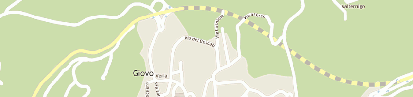 Mappa della impresa fioreria serena di pellegrini enrichetta a GIOVO