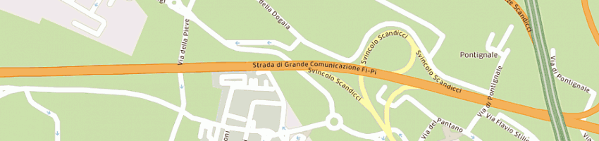 Mappa della impresa mugnaini snc di mugnaini fabio e mugnaini riccardo a SCANDICCI
