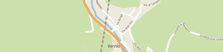 Mappa della impresa manifattura lane figli di ugo pucci di pucci riccardo e c sas a VERNIO