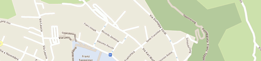 Mappa della impresa fregoni giannantonio a MERANO