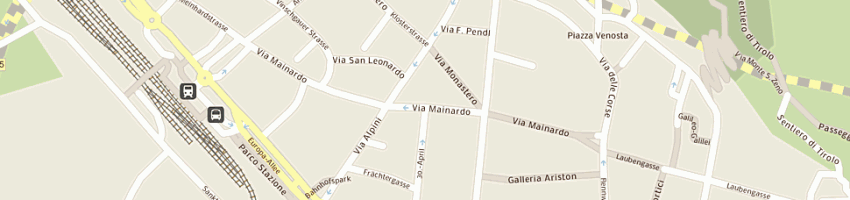 Mappa della impresa bar enrico a MERANO