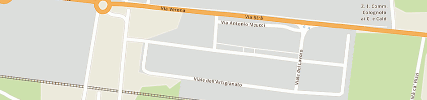 Mappa della impresa targon rodolfo a CALDIERO