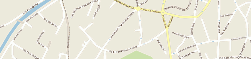 Mappa della impresa mensa scolastica comunale a MERANO