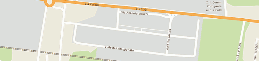 Mappa della impresa franco filippi e co snc a CALDIERO