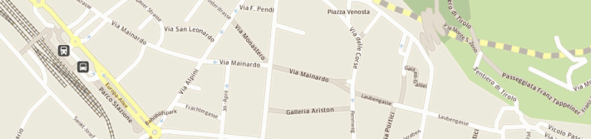 Mappa della impresa bar pit stop a MERANO