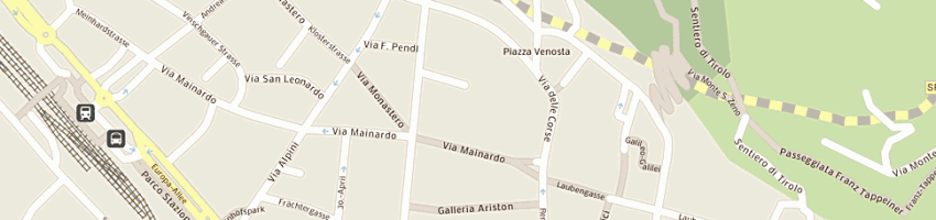 Mappa della impresa centro auser a MERANO