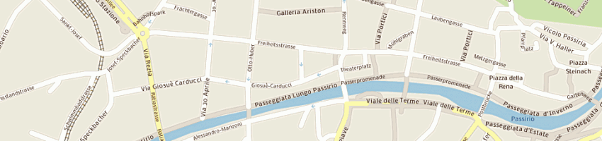 Mappa della impresa gabrielli andrea a MERANO