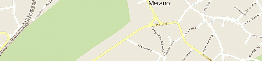 Mappa della impresa pizzeria ortler sas a MERANO