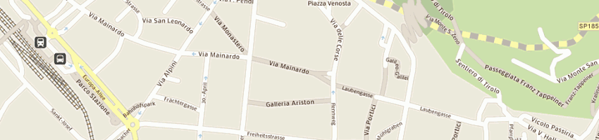 Mappa della impresa cristina (sas) a MERANO